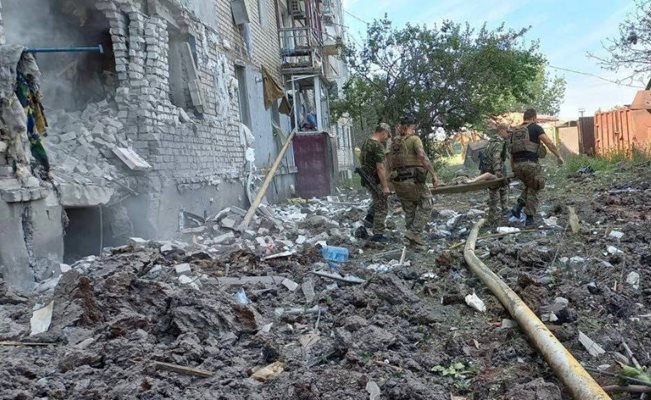 Базата на "Вагнер" е ударена със снаряд HIMARS СНИМКА: Туитър/Gerashchenko_en