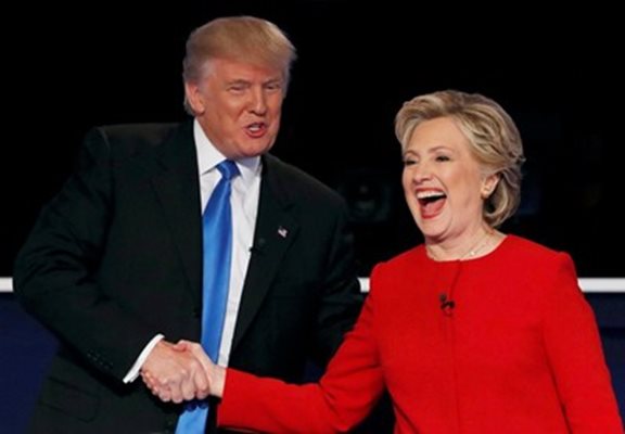 Доналд Тръмп и Хилари Клинтън;  Снимка: Ройтерс