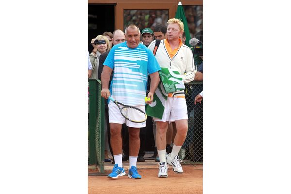 С големия тенисист Борис Бекер