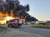12 екипа огнеборци гасят пожара в Царацово край Пловдив (Снимки)