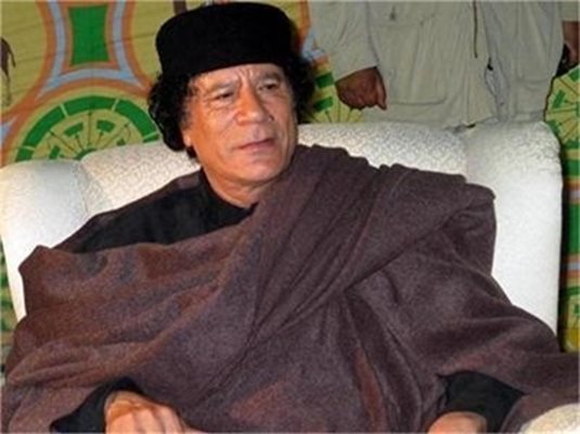 Муамар Кадафи  СНИМКА: Георги Милков