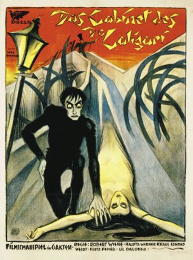 „Кабинетът на Доктор Калигари“ - първият филми на ужасите в киното. Снимка: wikipedia