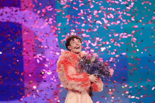 Небинарният Немо спечели “Евровизия” тази година. СНИМКА: РОЙТЕРС