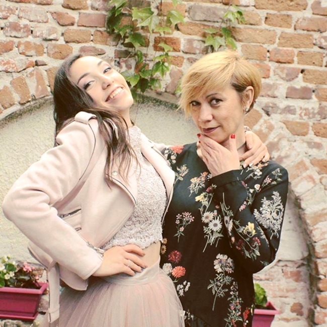 Актрисата Кака Лара и нейната дъщеря Бернарда Береану
архив
