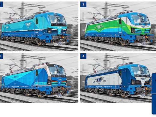 Избранa e графичната визия за новите локомотиви на БДЖ