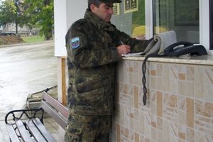 Атанас Секулов на портала на военното формирование в Благоевград
