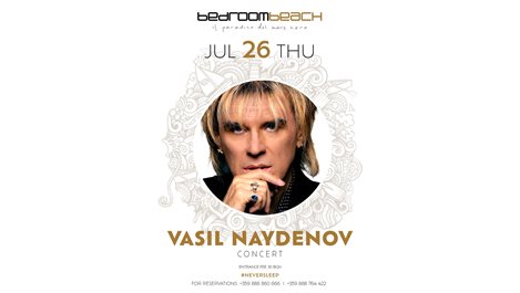 Васил Найденов за първи път на сцената на BEDROOM BEACH