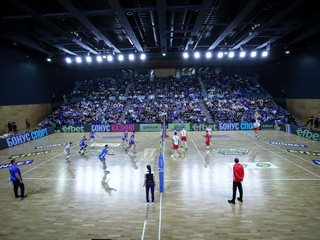 Пълна зала за финал №3 между "Левски" и ЦСКА във волейбола