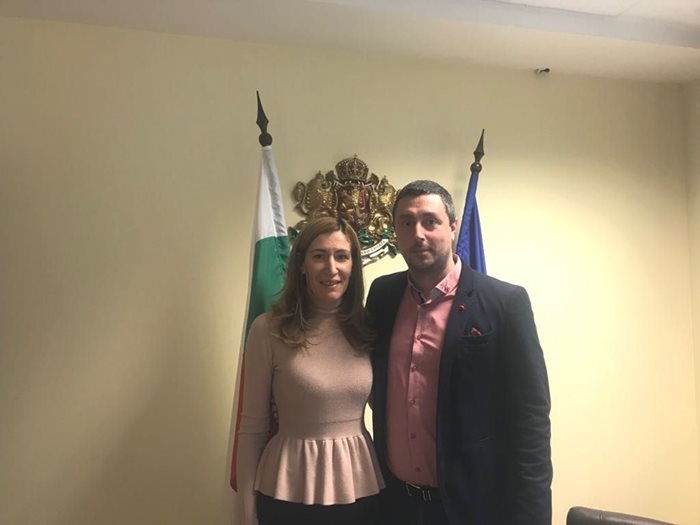 Николина Ангелкова и Георги Лапчев Снимка: Министерство на туризма