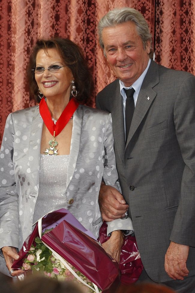 С Клаудия Кардинале през 2008 г.
