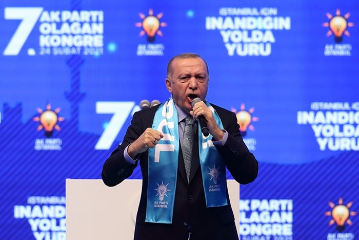Президентът Реджеп Тайип Ердоган СНИМКА: Ройтерс