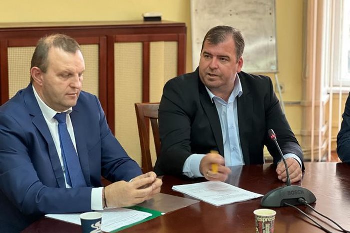 Министър Явор Гечев на среща с Постоянната работна група. СНИМКА: Министерство на земеделието