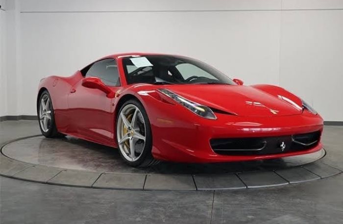 Моделът Ferrari 458 Italia. СНИМКА Инстаграм