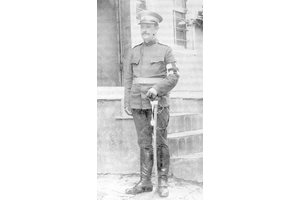 Стамен Григоров като офицер в Първата световна война