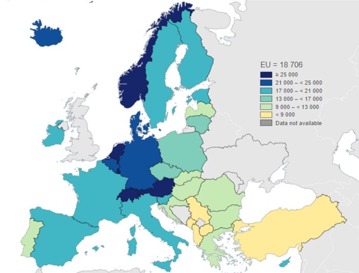 Графика: Евростат