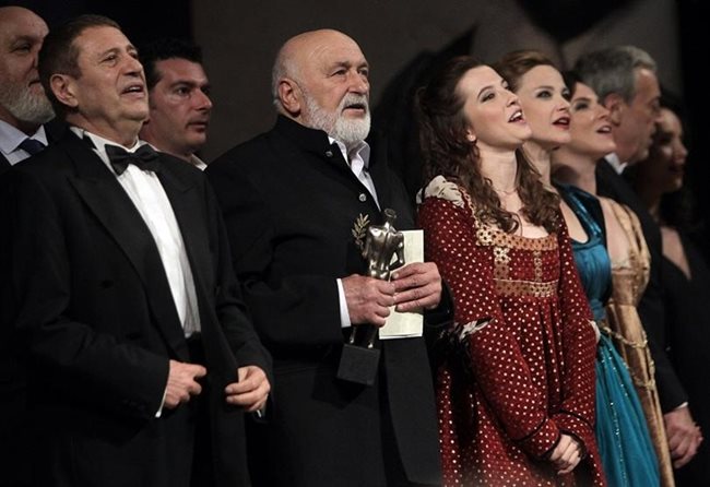 Борис Луканов получи голямата награда за принос към театралното изкуство