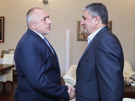 Борисов: България и Иран си сътрудничат във всички видове транспорт
