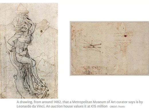 Пенсиониран лекар намери рисунка от Леонардо да Винчи на стойност 15 млн. евро
