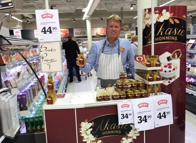 Сръбски мед винаги може да се намери в 30 магазина в Норвегия и има много почитатели