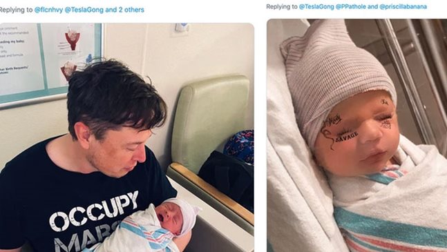 Илон Мъск промени странното име на новородения си син