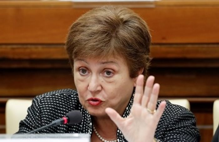 Управляващият директор на МВФ Кристалина Георгиева СНИМКА: Ройтерс