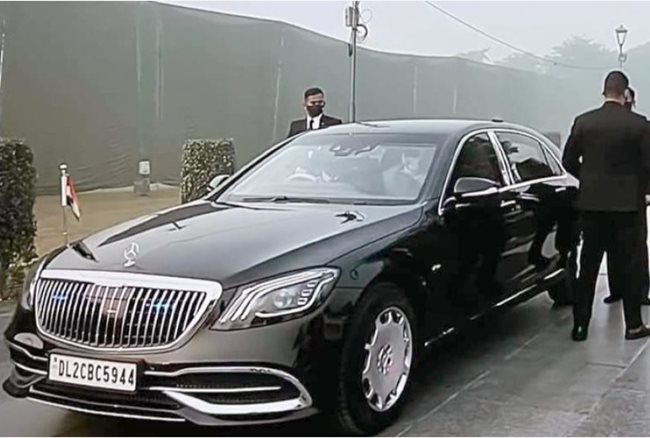 Mercedes Maybach S650 Guard VR10 се използва и от индийския премиер Нарендра Моди