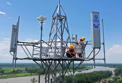 Дзянсу показва постоянен напредък в изграждането на 5G базови станции