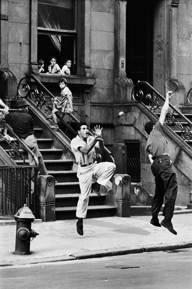 New York City, (Guys Playing Stick Ball), 1961 г.