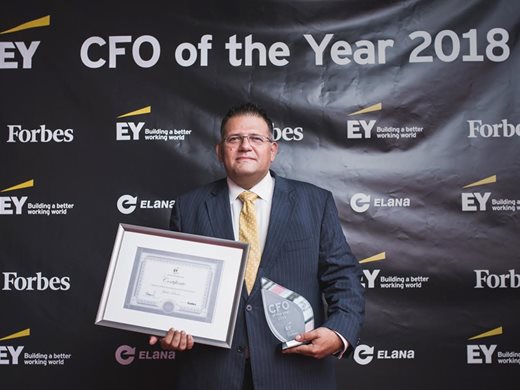 Живко Тодоров от Fibank с престижна награда от конкурса CFO of the Year 2018


