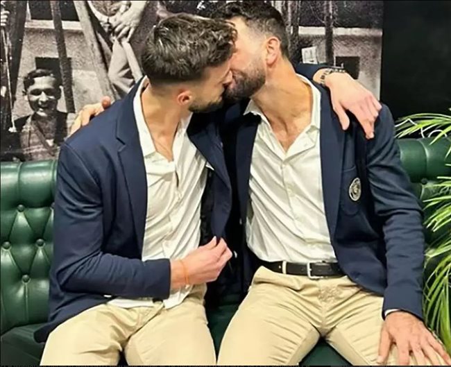Тенисистите обичат да се целуват страстно
