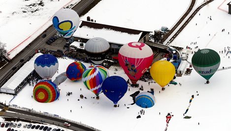 Фестивал на балоните в Швейцария (Снимки)
