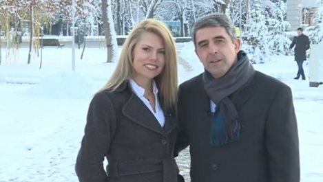 Деси Банова и Плевнелиев за първи път заедно официално пред камерите (Видео)