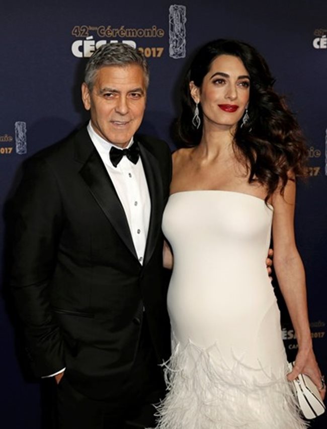 Джордж и Амал Клуни  Снимка : Ройтерс, Архив