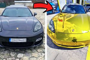 Колата преди и след промяната 
СНИМКА: “АСТРА ФОЛИО”