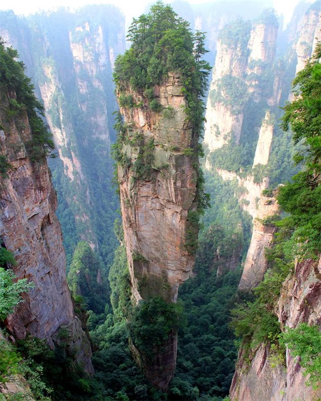 Планината Тиен Дзъ в Китай.
