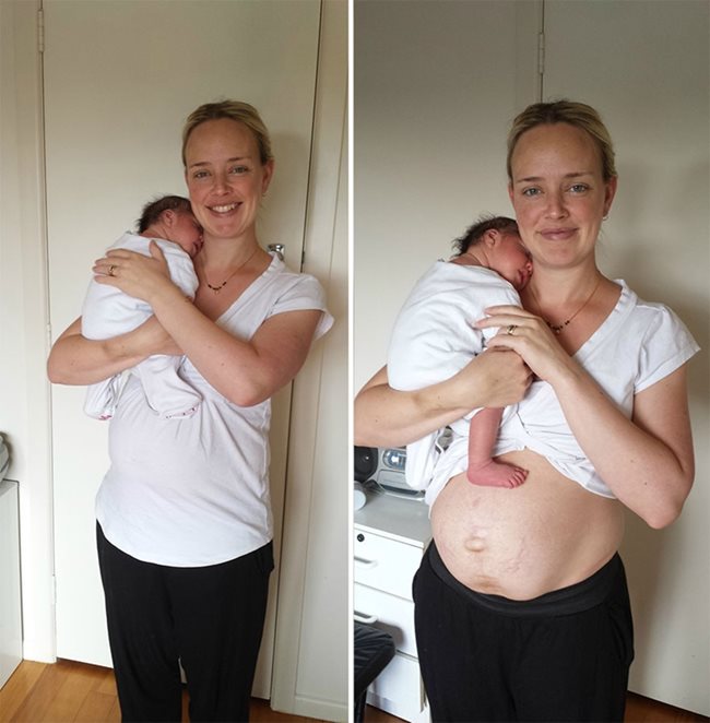 Снимка 2 седмици след раждането