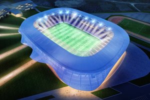 Косово също започна да строи стадион за 30 000 зрители.
