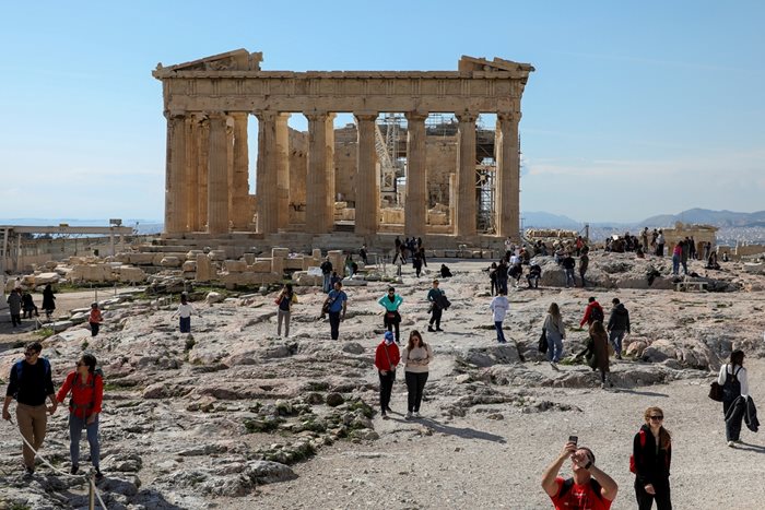 Пантеонът в Атина, Гърция СНИМКА: Ройтерс