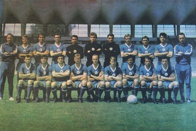 Панов с отбора на "Левски" през 70-те