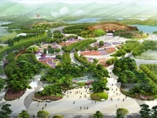Изложбените площи на Международното изложение за градинарство в Пекин ще бъдат издържани в традиционен китайски стил