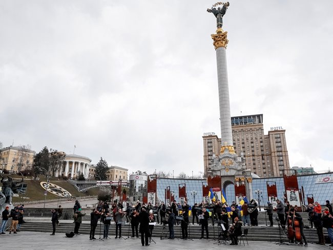 Киевският  симфоничен оркестър СНИМКИ: Ройтерс