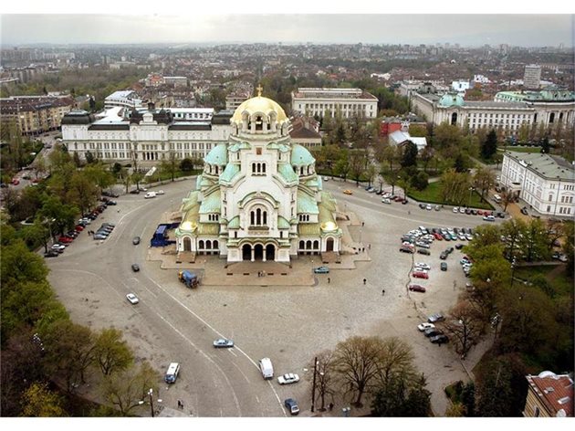 Храм-паметника “Св. Александър Невски” в София.
СНИМКА: “24 ЧАСА”
