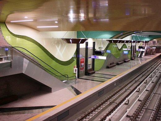 Вижте как изглежда новата метростанция "Витоша" (Снимки)