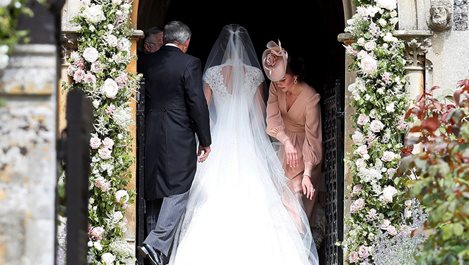 Сватбата на Пипа Мидълтън събра кралски особи и знаменитости (Снимки, видео)