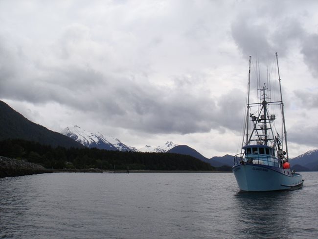 Един от корабите, с които нашият лекар достига Кетчикан в щата Аляска.