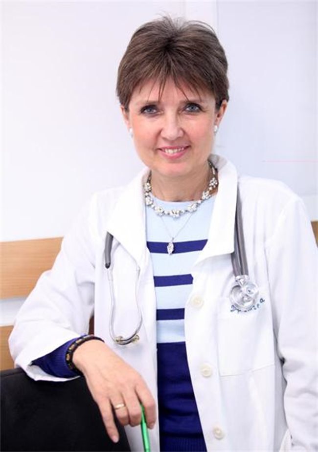 Д-р София Ангелова дм, пулмолог, Председател на Национална асоциация за профилактика на белодробните болести
