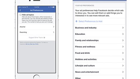 Facebook тества опция за скриване на разстройващи реклами