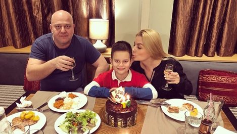Венета Райкова и Тишо пак заедно на рождения ден на сина им Патрик