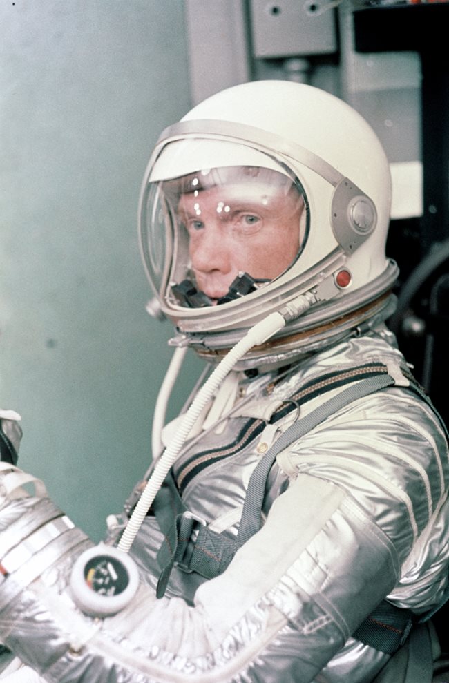 Джон Глен е феноменален пилот, но е против жените да летят в Космоса. СНИМКА: НАСА