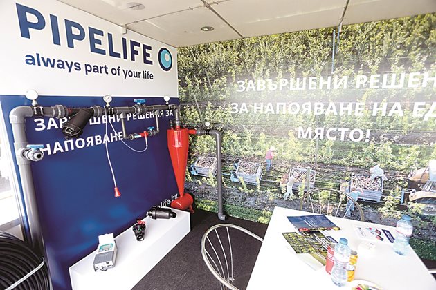 Фирма Pipelife предлага своите завършени решения за напояване